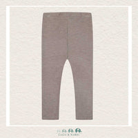 🇨🇦 Deux Par Deux: Girls Rib Leggings Grey, CoCo & KaBri Children's Boutique