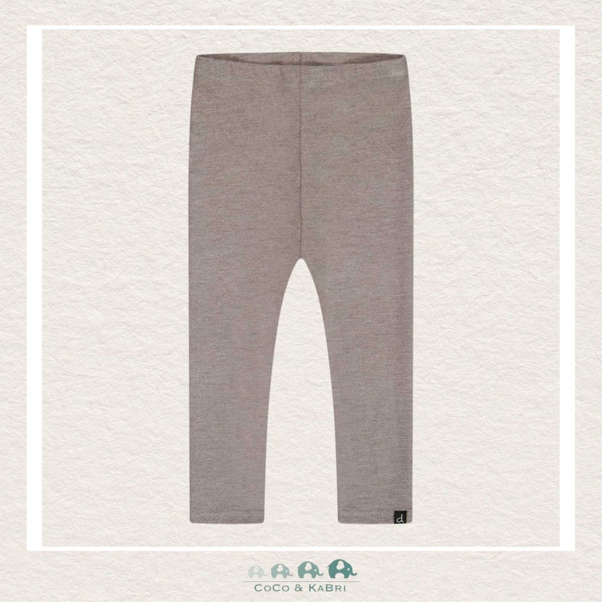 🇨🇦 Deux Par Deux: Girls Rib Leggings Grey, CoCo & KaBri Children's Boutique