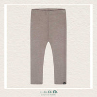 🇨🇦 Deux Par Deux: Girls Rib Leggings Grey, CoCo & KaBri Children's Boutique