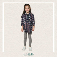 🇨🇦 Deux Par Deux: Girls Rib Leggings Grey, CoCo & KaBri Children's Boutique