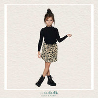 🇨🇦 Deux Par Deux Girls Top: Super Soft Brushed Mock Neck Top Black, CoCo & KaBri Children's Boutique