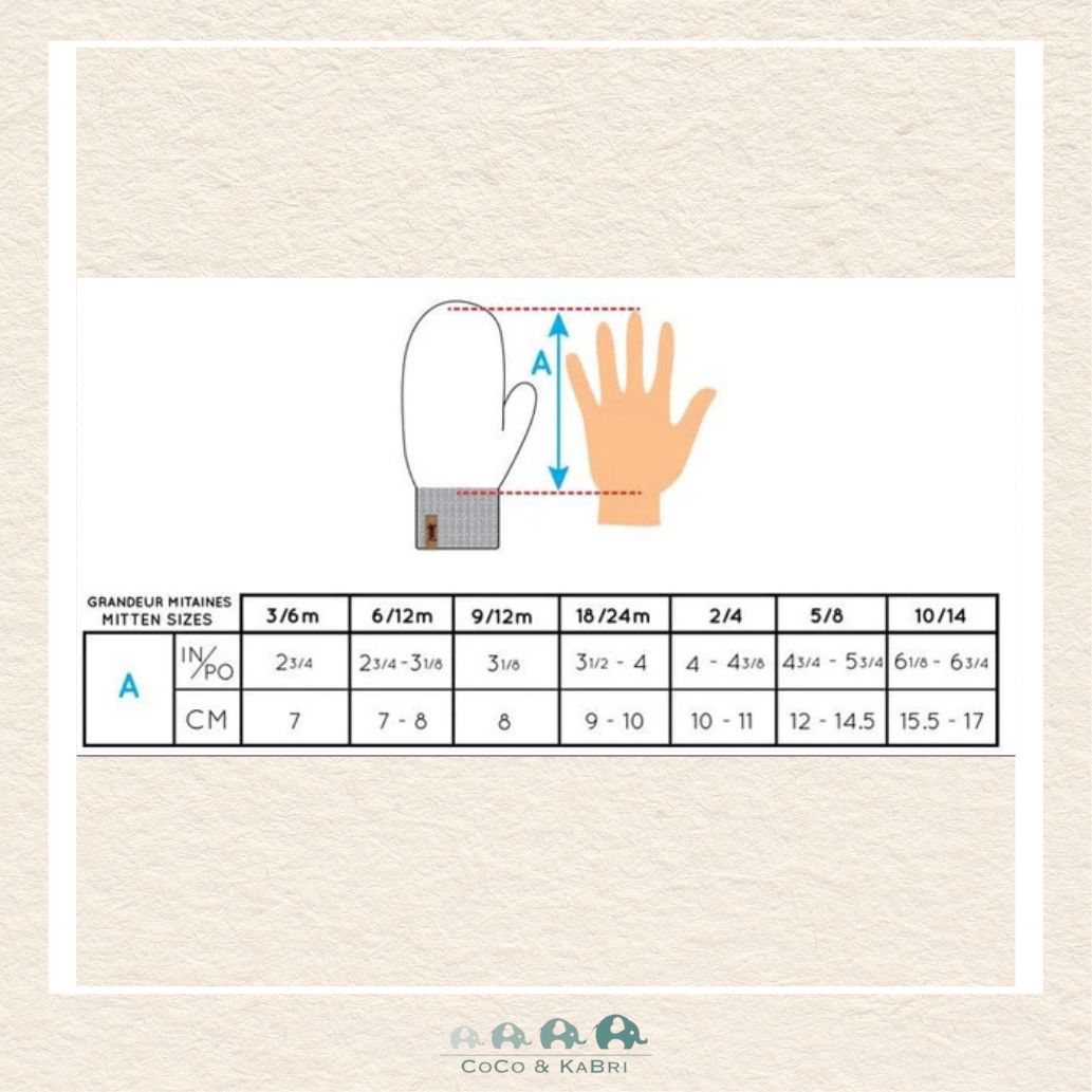 Deux Par Deux: Infant Knit Mittens Off - White, CoCo & KaBri Children's Boutique