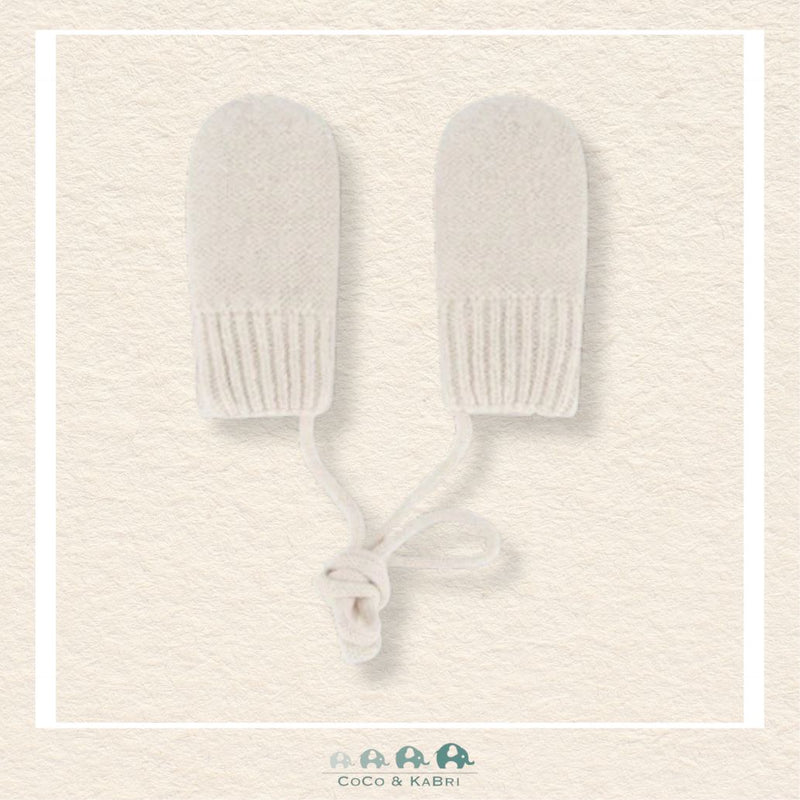Deux Par Deux: Infant Knit Mittens Off - White, CoCo & KaBri Children's Boutique