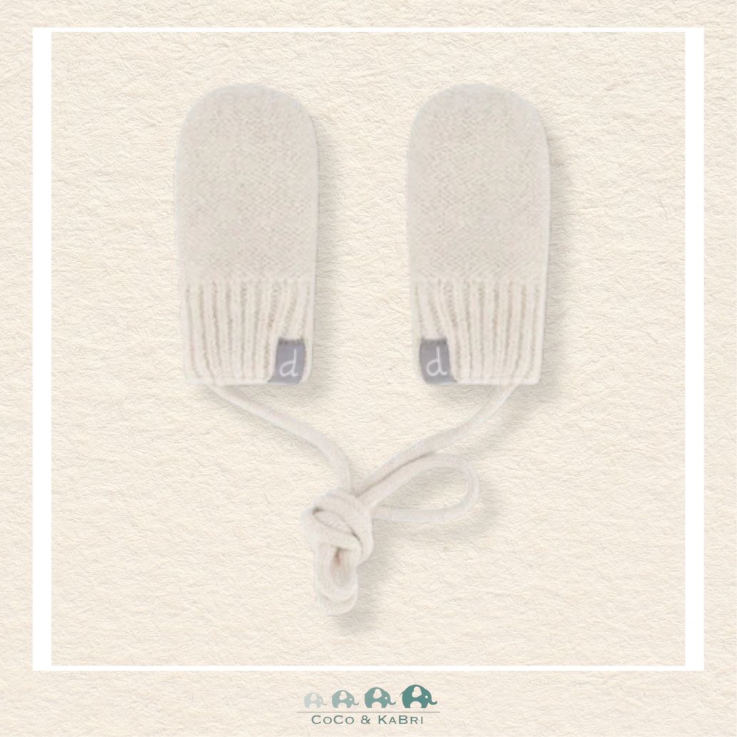 Deux Par Deux: Infant Knit Mittens Off - White, CoCo & KaBri Children's Boutique