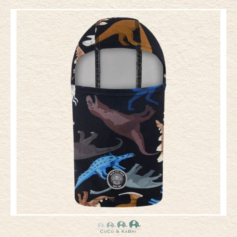 🇨🇦 Deux Par Deux Jersey Balaclava Black Dinosaur, CoCo & KaBri Children's Boutique