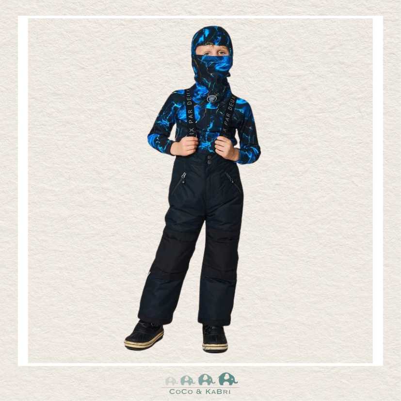 🇨🇦 Deux Par Deux Jersey Balaclava Black Printed Storm, CoCo & KaBri Children's Boutique