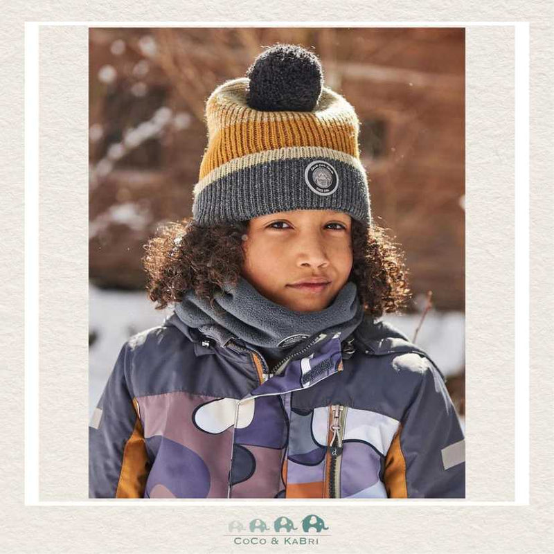 🇨🇦 Deux Par Deux Knit Hat Gray, Spice And Sage, CoCo & KaBri Children's Boutique