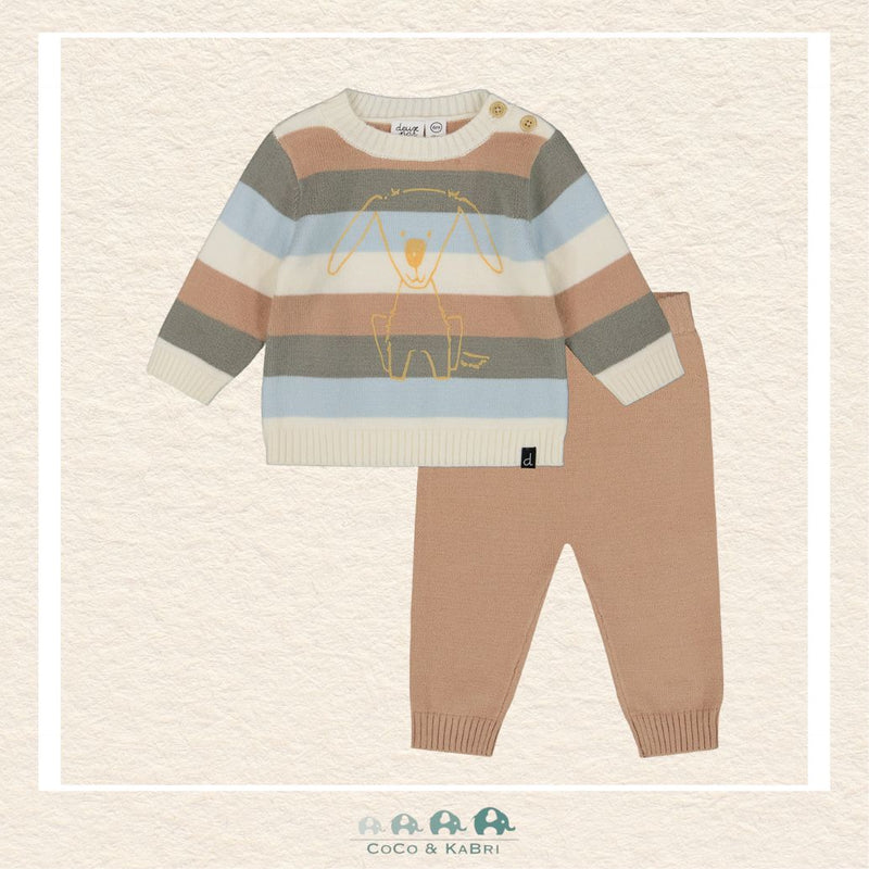 🇨🇦Deux Par Deux Knitted Top & Pant Set, CoCo & KaBri Children's Boutique