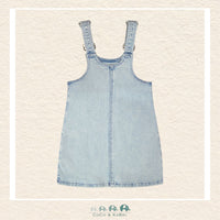 🇨🇦 Deux Par Deux: Light Blue Denim Overall Dress, CoCo & KaBri Children's Boutique