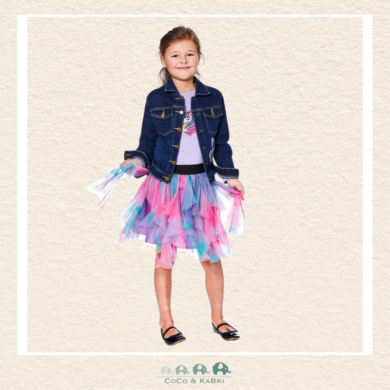 🇨🇦Deux Par Deux Multi Layer Mesh Skirt, CoCo & KaBri Children's Boutique