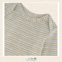 🇨🇦 Deux Par Deux Organic Cotton Diaper Shirt With Overalls set, CoCo & KaBri Children's Boutique