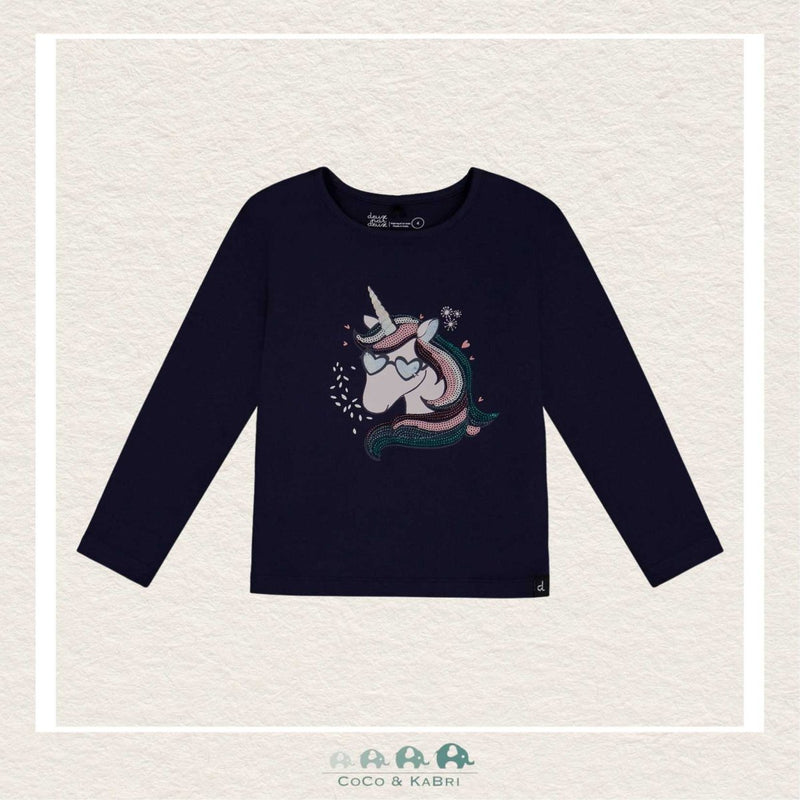 🇨🇦 Deux Par Deux: Organic Cotton Jersey T - Shirt - Unicorn, CoCo & KaBri Children's Boutique