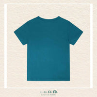 🇨🇦 Deux Par Deux: Organic Cotton Jersey T-Shirt With Print Atlantic Green, CoCo & KaBri Children's Boutique, Brooks Alberta Canada