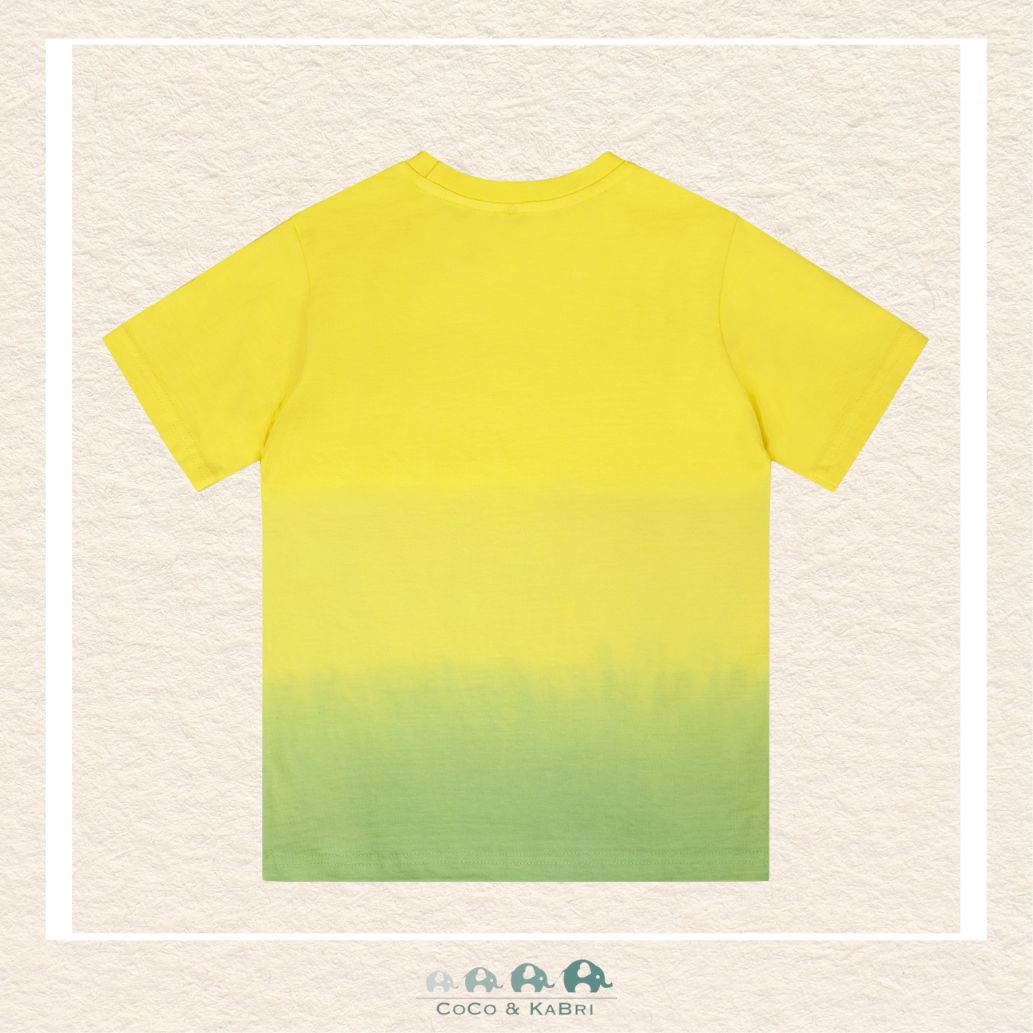 🇨🇦 Deux Par Deux: Organic Cotton Jersey T-Shirt With Print Yellow, CoCo & KaBri Children's Boutique