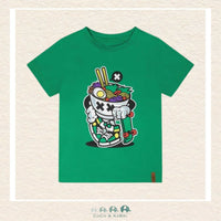 🇨🇦 Deux Par Deux: Organic Cotton Jersey T-Shirt With Ramen Bowl, CoCo & KaBri Children's Boutique, Brooks Alberta Canada