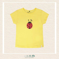 🇨🇦 Deux Par Deux: Organic Cotton Jersey T-Shirt Yellow, CoCo & KaBri Children's Boutique, Brooks Alberta Canada