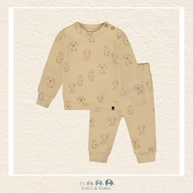 🇨🇦 Deux Par Deux Organic Cotton Pant & Top Set - Dogs, CoCo & KaBri Children's Boutique