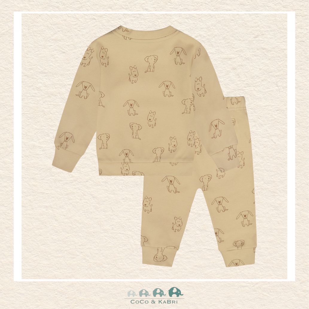 🇨🇦 Deux Par Deux Organic Cotton Pant & Top Set - Dogs, CoCo & KaBri Children's Boutique