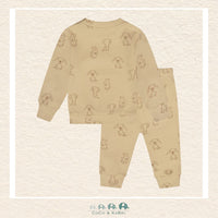 🇨🇦 Deux Par Deux Organic Cotton Pant & Top Set - Dogs, CoCo & KaBri Children's Boutique