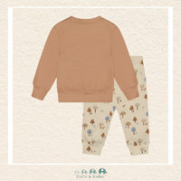 🇨🇦 Deux Par Deux Organic Cotton Pant & Top Set, CoCo & KaBri Children's Boutique