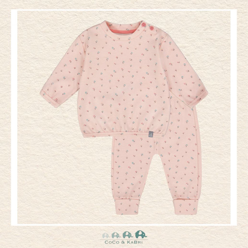 🇨🇦 Deux Par Deux Organic Cotton Pant With Top Set - Small Flowers, CoCo & KaBri Children's Boutique