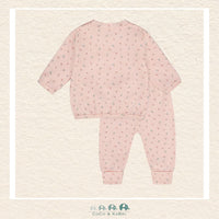 🇨🇦 Deux Par Deux Organic Cotton Pant With Top Set - Small Flowers, CoCo & KaBri Children's Boutique