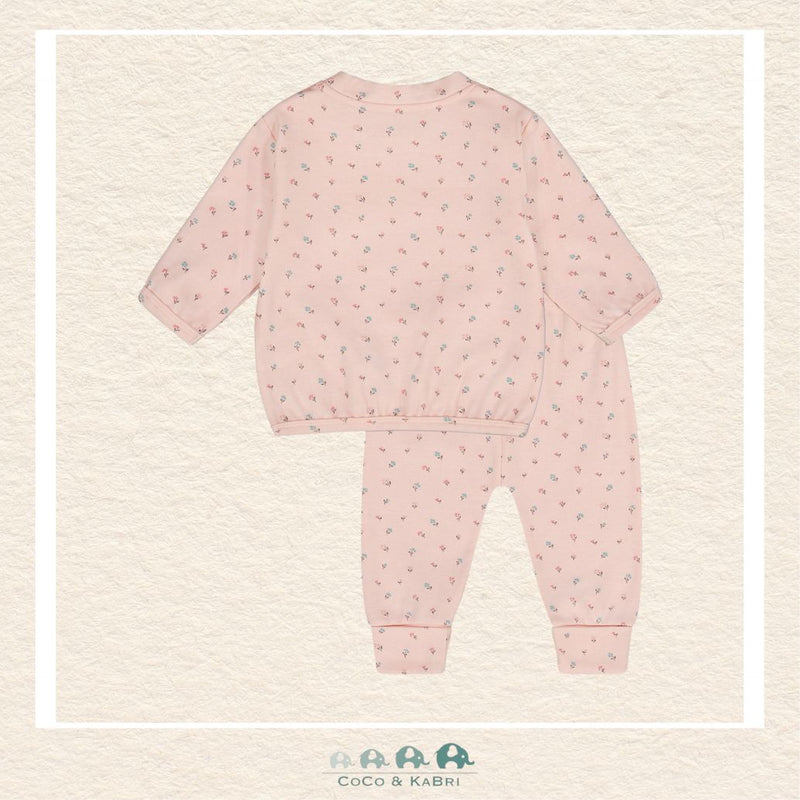 🇨🇦 Deux Par Deux Organic Cotton Pant With Top Set - Small Flowers, CoCo & KaBri Children's Boutique