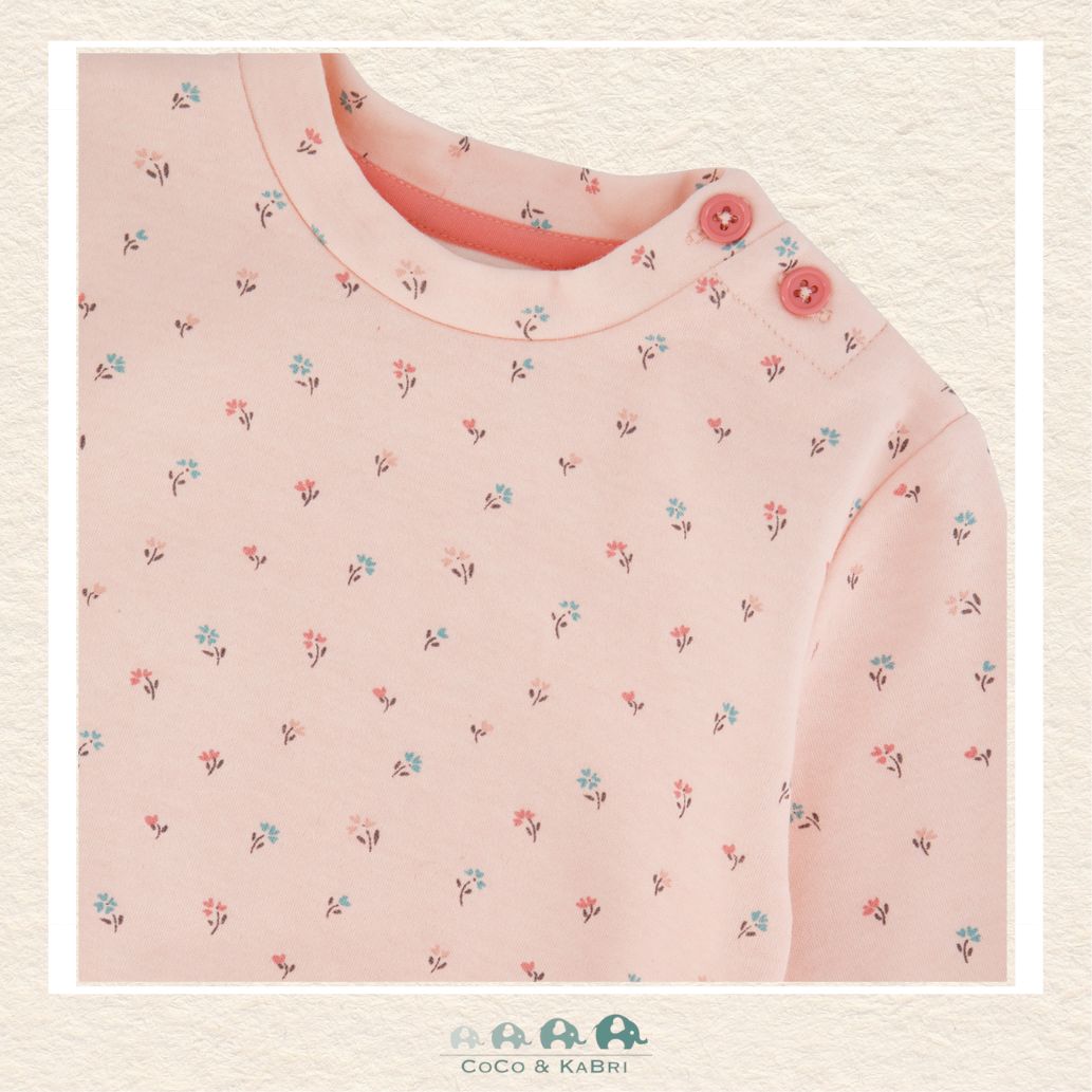 🇨🇦 Deux Par Deux Organic Cotton Pant With Top Set - Small Flowers, CoCo & KaBri Children's Boutique
