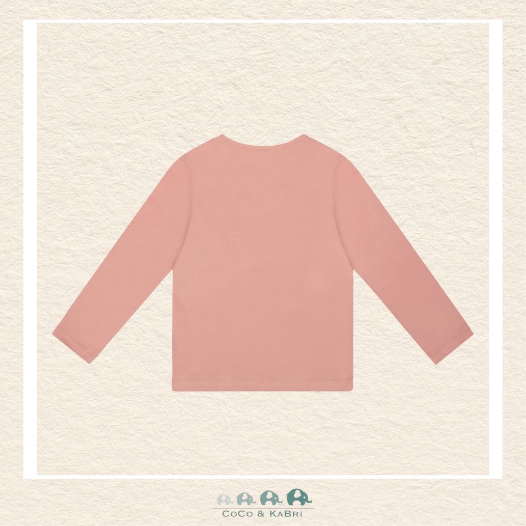 🇨🇦 Deux Par Deux Organic Cotton T-Shirt - Rose Tan Unicorn, CoCo & KaBri Children's Boutique