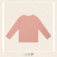 🇨🇦 Deux Par Deux Organic Cotton T-Shirt - Rose Tan Unicorn, CoCo & KaBri Children's Boutique