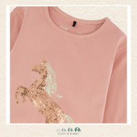 🇨🇦 Deux Par Deux Organic Cotton T-Shirt - Rose Tan Unicorn, CoCo & KaBri Children's Boutique