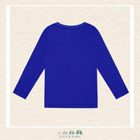 🇨🇦 Deux Par Deux Organic Cotton Tshirt - Nautical Blue Dinosaur, CoCo & KaBri Children's Boutique