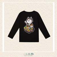 🇨🇦 Deux Par Deux Organic Cotton Tshirt - Sushi Cat, CoCo & KaBri Children's Boutique