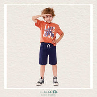 🇨🇦 Deux Par Deux Organic Jersey T-Shirt - Dino on Bike, CoCo & KaBri Children's Boutique