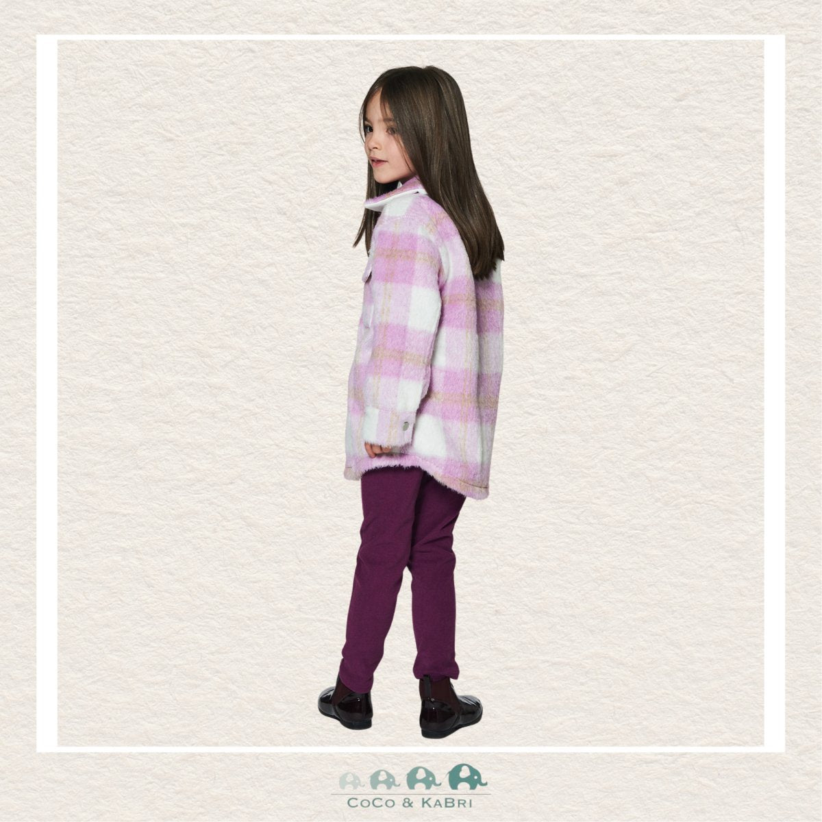🇨🇦 Deux Par Deux: Plaid Overshirt With Pockets - Lilac, CoCo & KaBri Children's Boutique