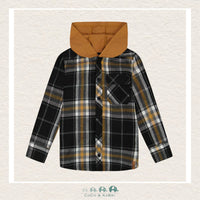 🇨🇦 Deux Par Deux: Plaid Shirt with Jersey Hood, CoCo & KaBri Children's Boutique