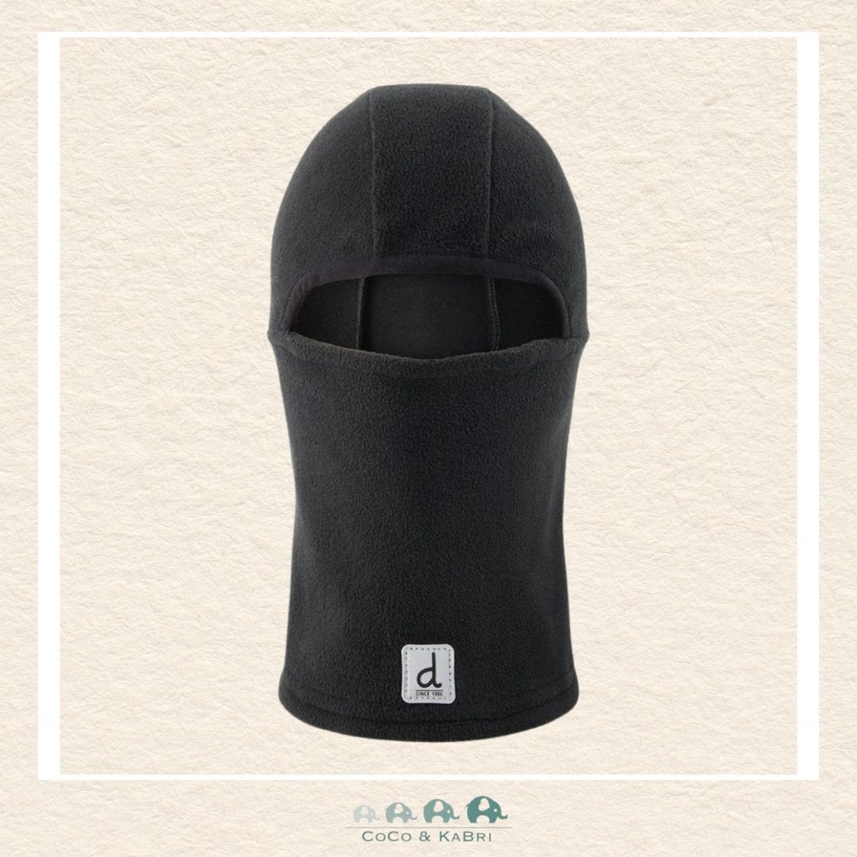 🇨🇦 Deux Par Deux Polar Fleece Balaclava Black, CoCo & KaBri Children's Boutique, Brooks Alberta Canada
