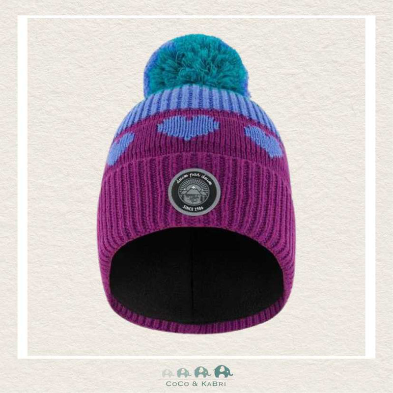 🇨🇦 Deux Par Deux Pompom Knit Hat Gradient Mauve, CoCo & KaBri Children's Boutique