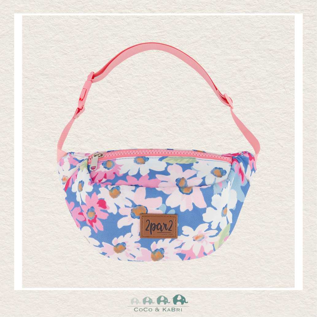 🇨🇦 Deux Par Deux Printed Flowers Garden Fanny Pack, CoCo & KaBri Children's Boutique