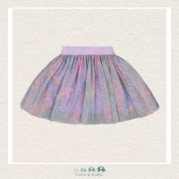 🇨🇦 Deux Par Deux Printed Mesh Skirt - Flamingo Jungle, CoCo & KaBri Children's Boutique