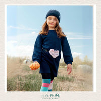 🇨🇦 Deux Par Deux Quilted Heart Fleece Dress, CoCo & KaBri Children's Boutique