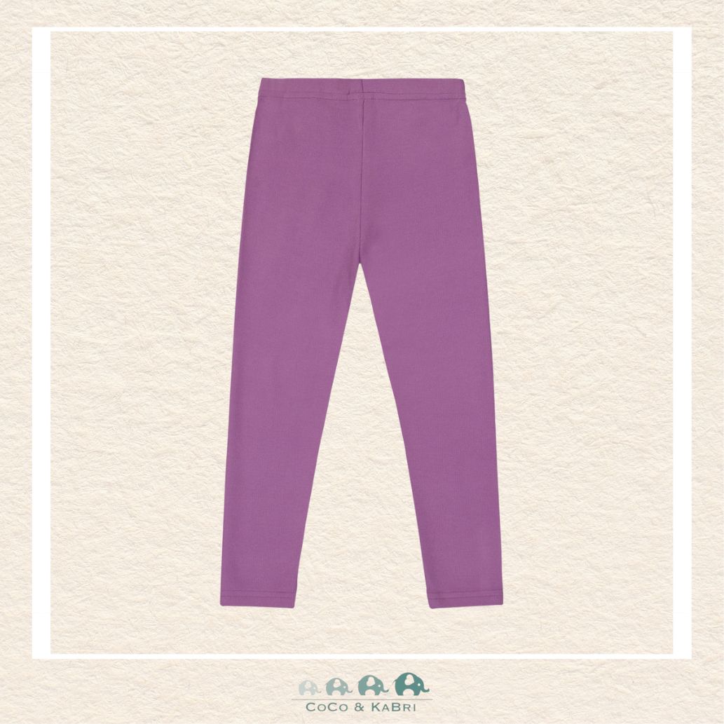 🇨🇦 Deux Par Deux Ribbed Leggings - Purple, CoCo & KaBri Children's Boutique