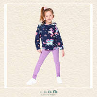 🇨🇦 Deux Par Deux Ribbed Leggings - Purple, CoCo & KaBri Children's Boutique