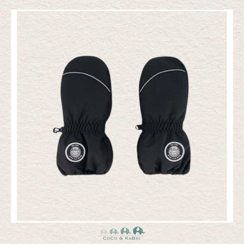 🇨🇦 Deux Par Deux Solid Mittens Black, CoCo & KaBri Children's Boutique