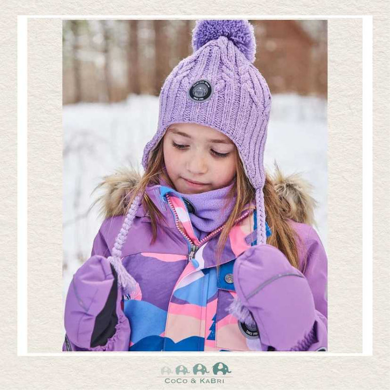 🇨🇦 Deux Par Deux Solid Mittens Purple, CoCo & KaBri Children's Boutique
