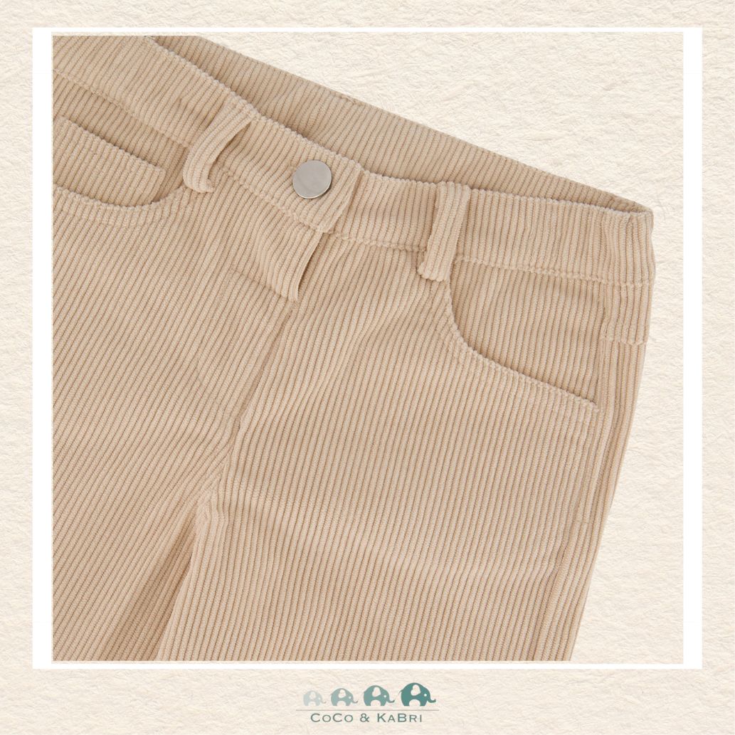 🇨🇦 Deux Par Deux Stretch Corduroy Wide Leg Pant - Moonlight, CoCo & KaBri Children's Boutique