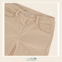 🇨🇦 Deux Par Deux Stretch Corduroy Wide Leg Pant - Moonlight, CoCo & KaBri Children's Boutique