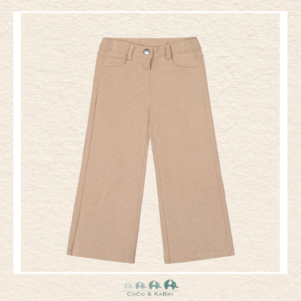 🇨🇦 Deux Par Deux Stretch Corduroy Wide Leg Pant - Moonlight, CoCo & KaBri Children's Boutique