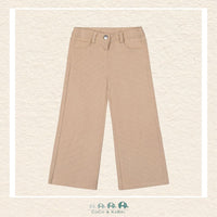 🇨🇦 Deux Par Deux Stretch Corduroy Wide Leg Pant - Moonlight, CoCo & KaBri Children's Boutique