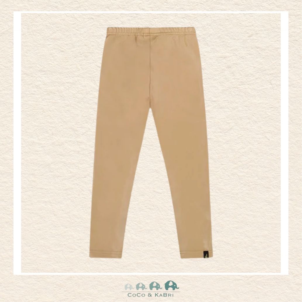 🇨🇦 Deux Par Deux Stretch Jersey Leggings - Gold, CoCo & KaBri Children's Boutique